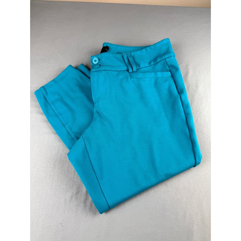 Torrid Teal Blue Pants Plus Size 14R Career Business Casual Stretch